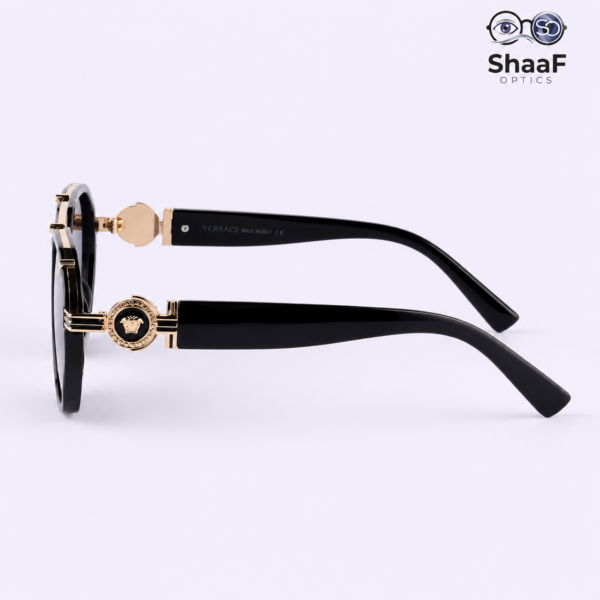 VERSACE. Black sheet + gold Double bridge - Image 3