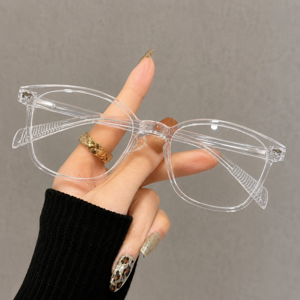 Ladies & Gents Transparent Square Shape Frame - Image 2
