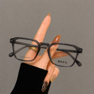 DITA Light Tinted Grey Soft Square Sunglasses
