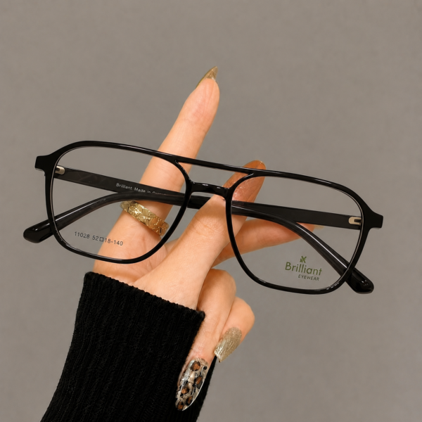 TR Lightweight Double Bridge Black Frame - Image 2
