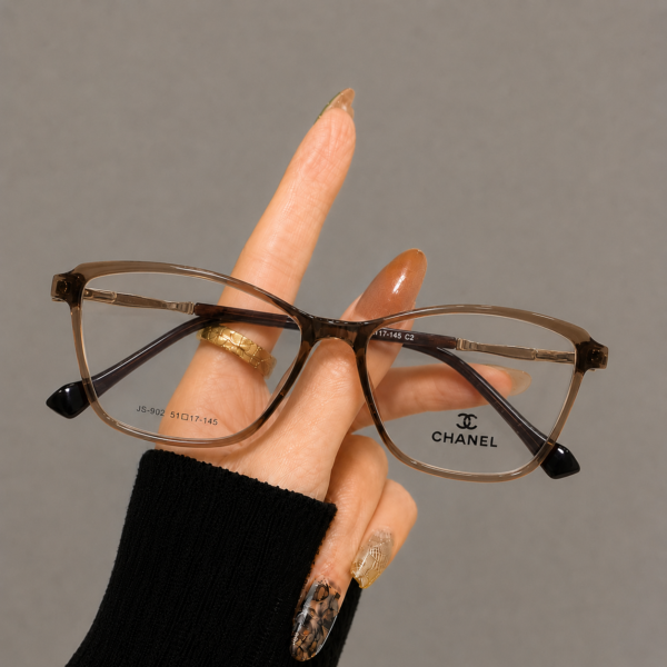 CHANEL Light B Color Semi Cat Eye Frame - Image 2