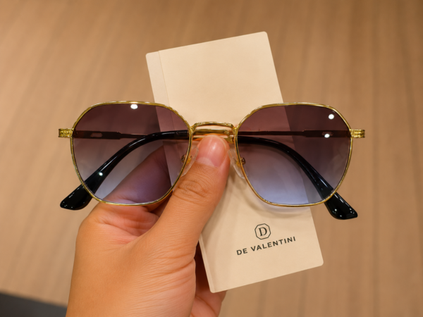 Sunglasses Geometric Octagon Sunglasses Slim Face 2 - Image 2