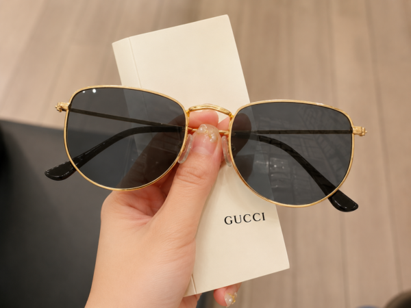 Black Imperial Cut Sunglasses - Image 2
