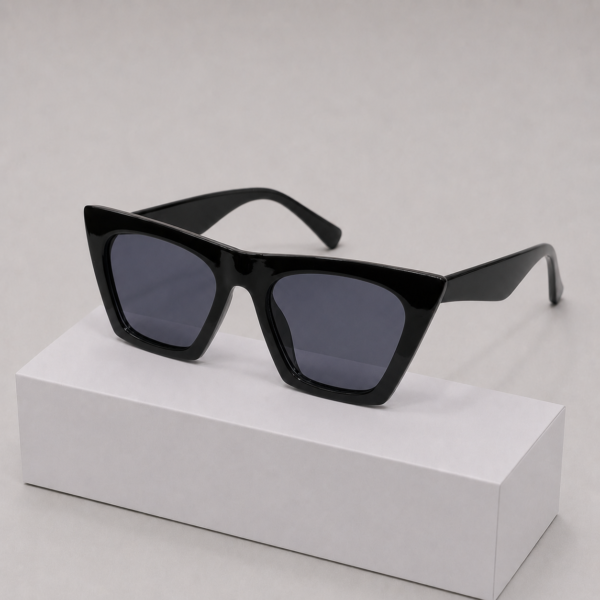 Bold cat eye Black - Image 2