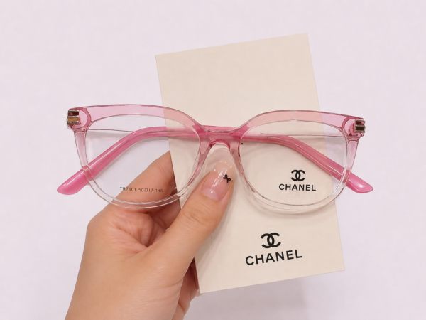 CHANEL Ladies Light Pink Double Tone Sheet Frame - Image 2