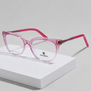 CHANEL Ladies Light Pink Double Tone Sheet Frame