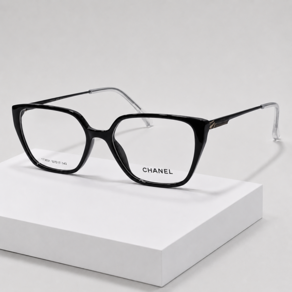 CHANEL Ladies Black Sheet Frame - Image 2