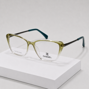 CHANEL Ladies Cat Eye Double Tone Sheet Frame