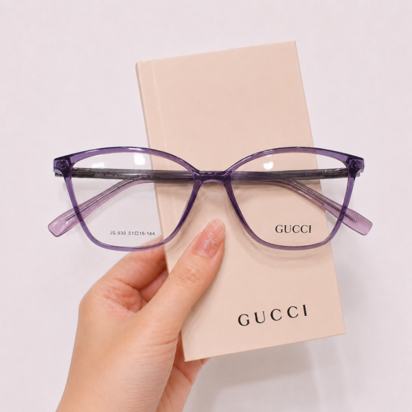 GUCCI Ladies Semi Cat Eye Sheet Frame - Image 2