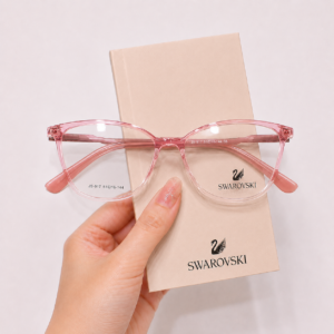 SWAROVSKI Ladies Semi Cat Eye Sheet Frame