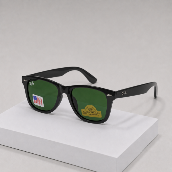 Classic Wayfarer Green Mirror - Image 2