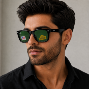 Classic Wayfarer Green Mirror