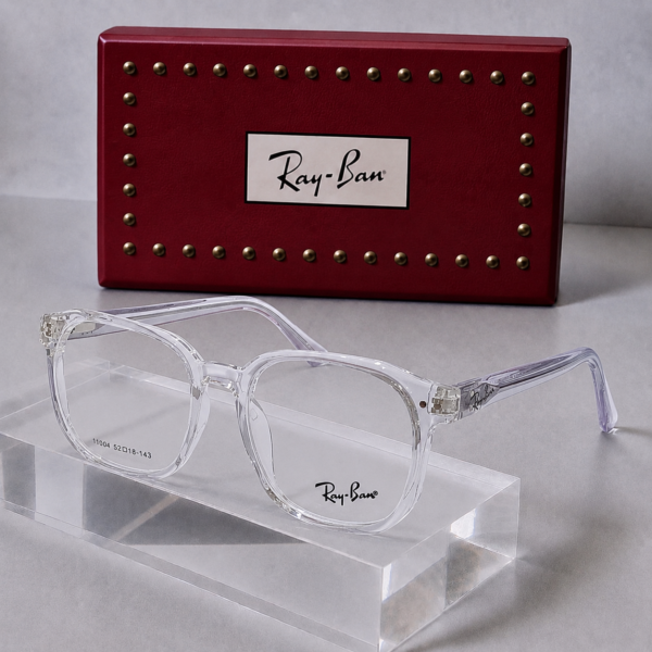 Ray Ban Transparent Rounded Square Frame - Image 2