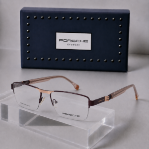 PORSCHE Everyday Square Rimless Gold Touch Frame