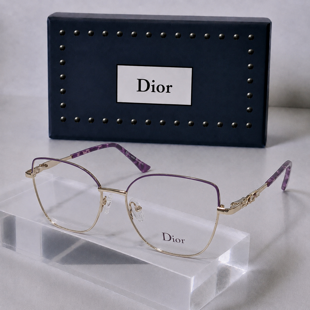Dior Muse 01 Metallic Eye Frame