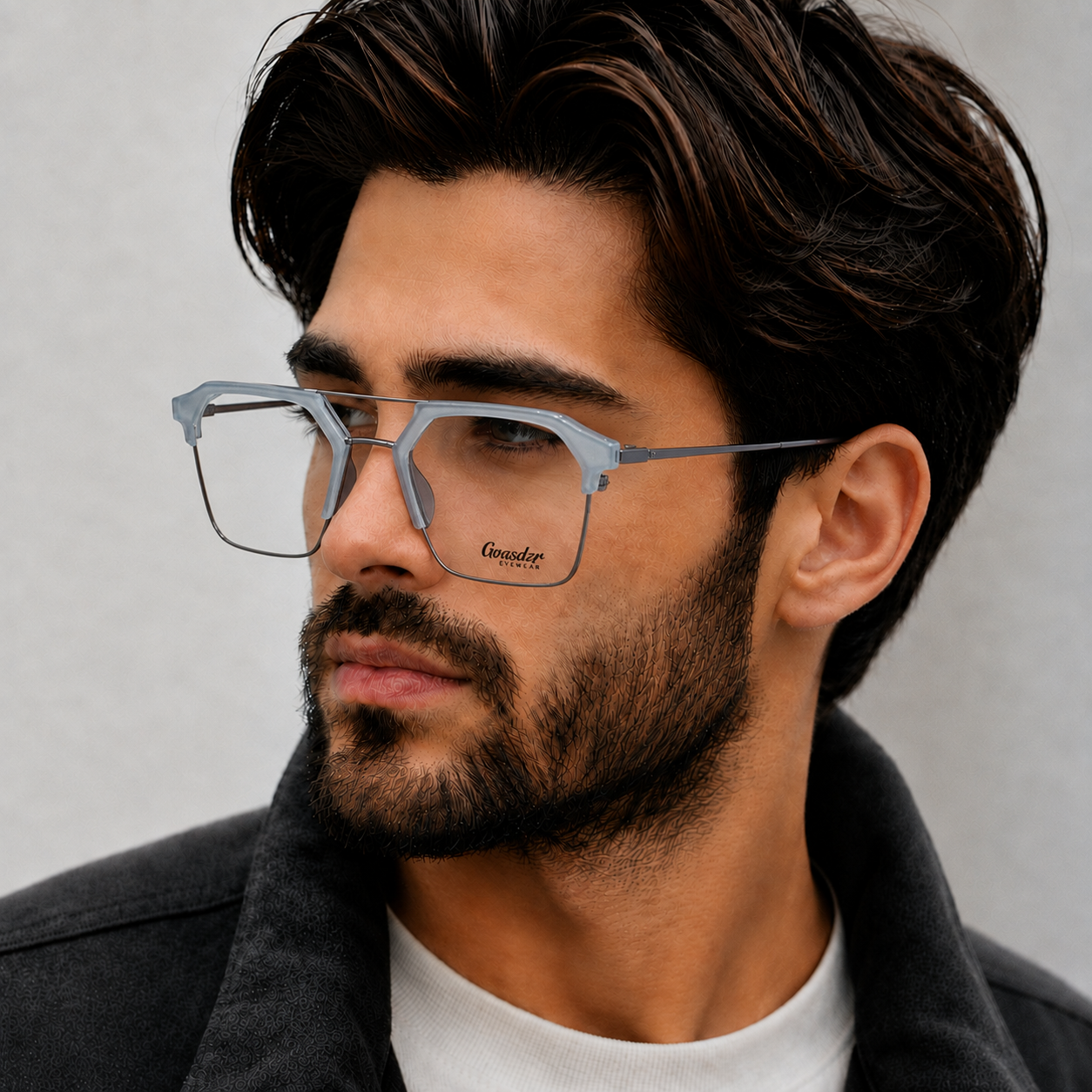 Geometric Aviator frame