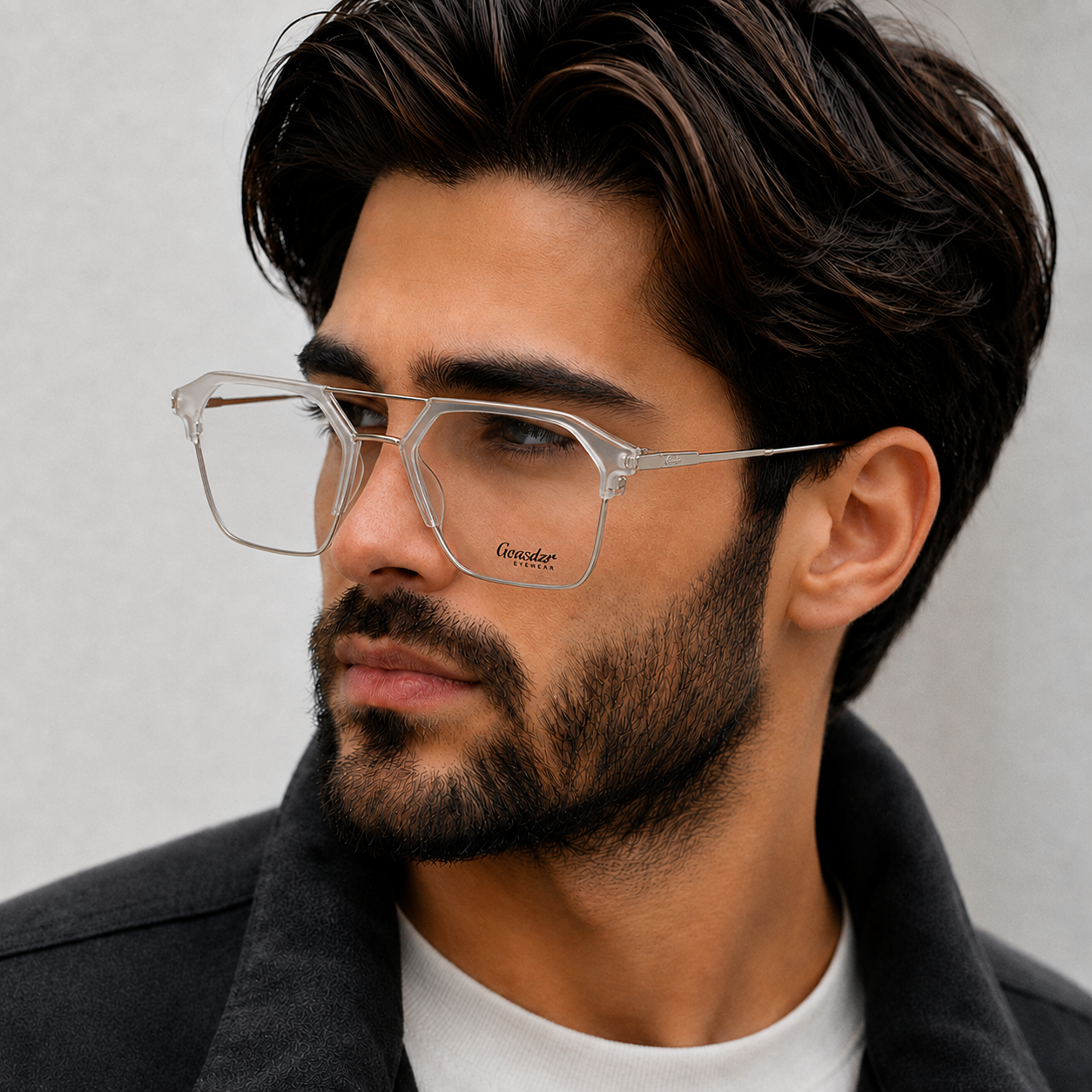 Geometric Aviator frame