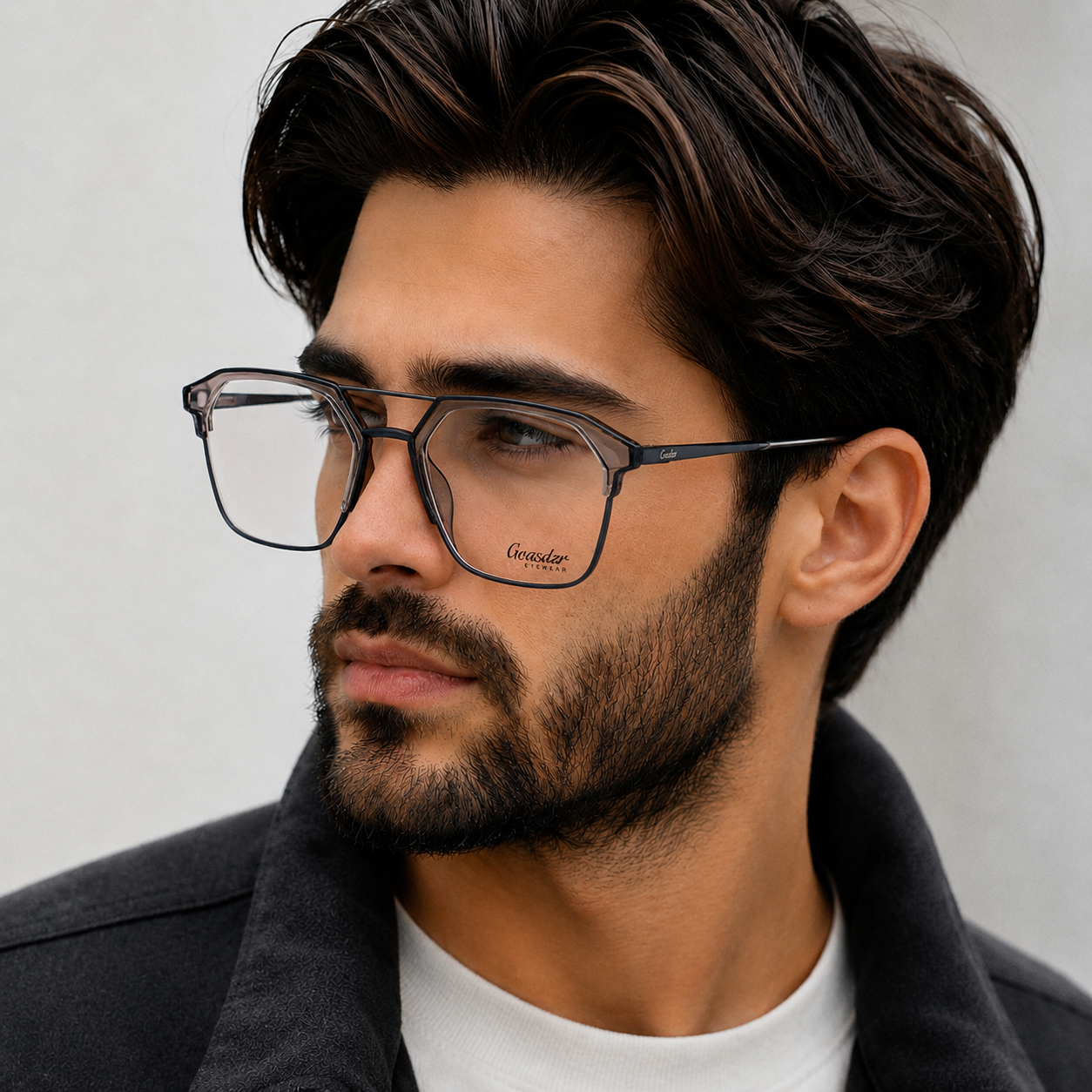 Geometric Aviator frame