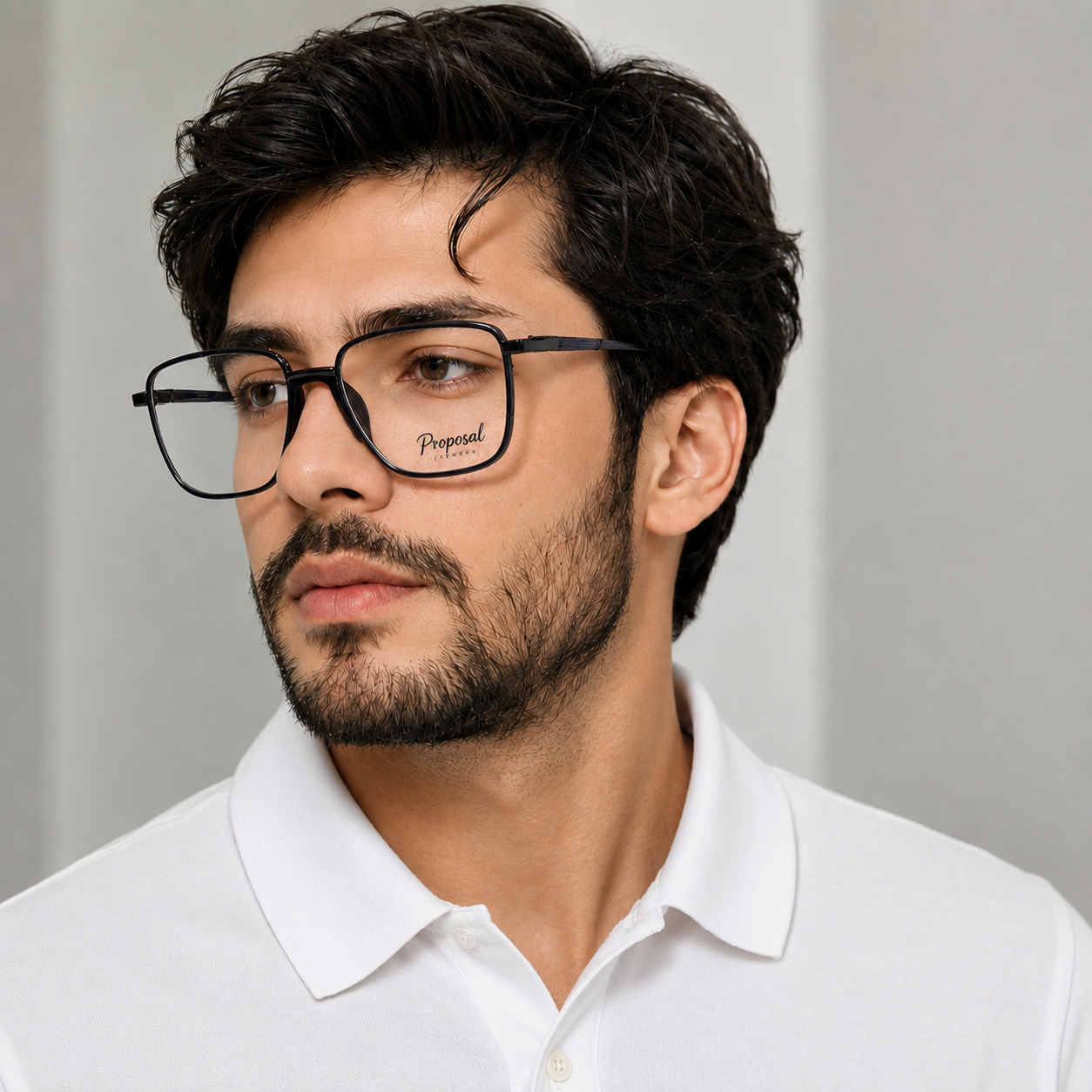 ROPOSAL Cloudy Aura Metallic Black Frame