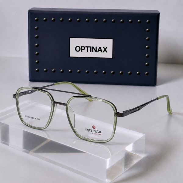 OPTINAX Snow Square Double bridge metal + sheet light GR touch frame - Image 2