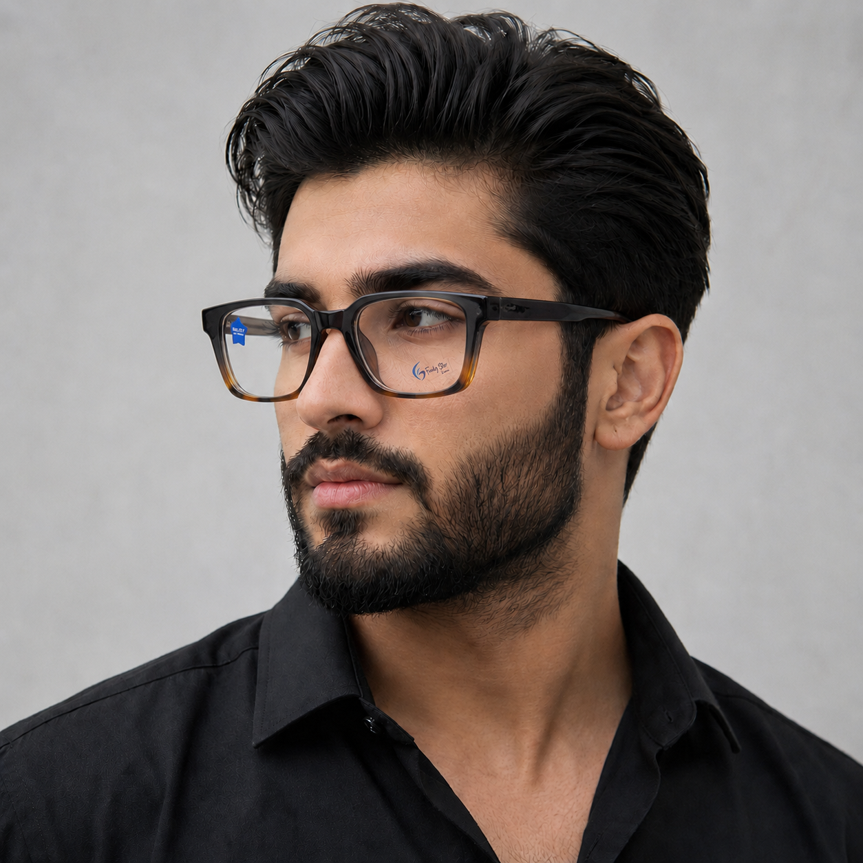 Bold Square. B+ leopard tch frame