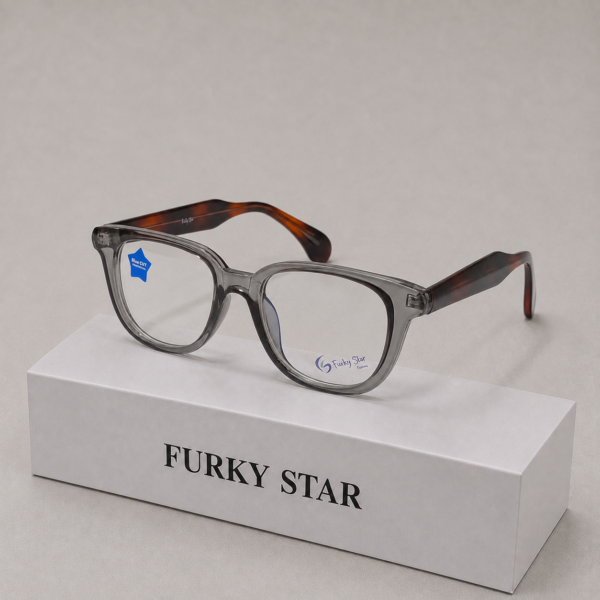 Milano Clear Light grey + leopard touch frame - Image 2