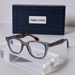 Milano Clear Light grey + leopard touch frame