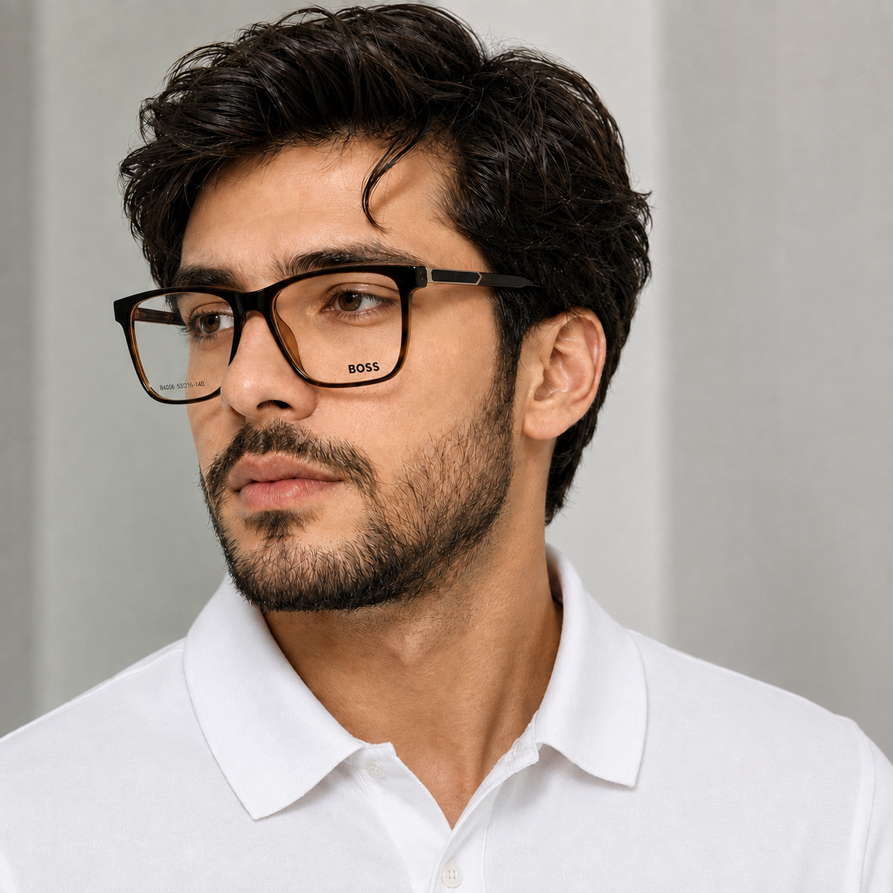BOSS Leopard Tinted Frame