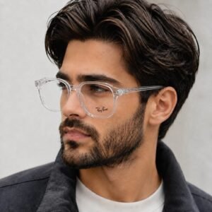 Ray Ban Transparent Rounded Square Frame