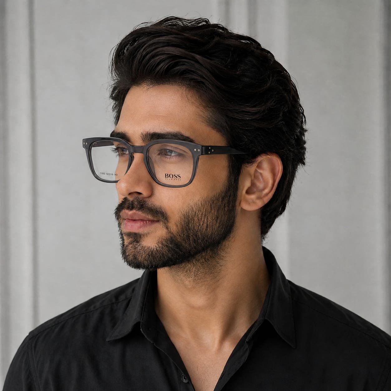 BOSS Soft Round Grey Touch Frame