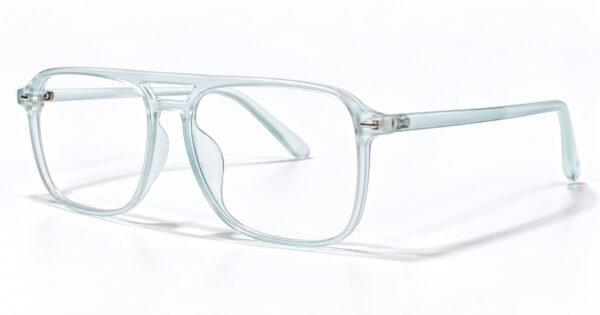 Transparent Mint Green Optical Frame - Image 2