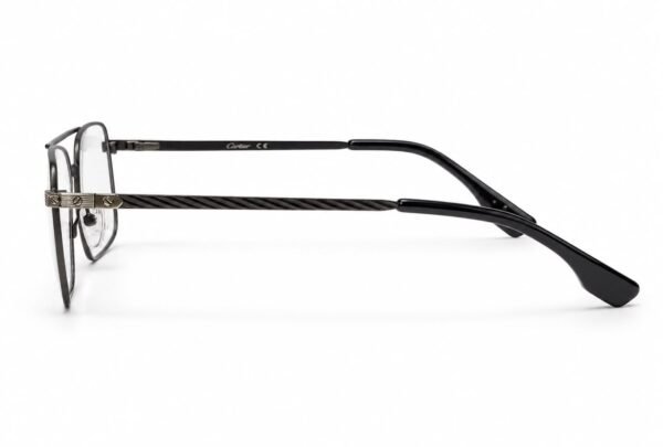 Cartier Premium Gunmetal Optical Frame - Image 2