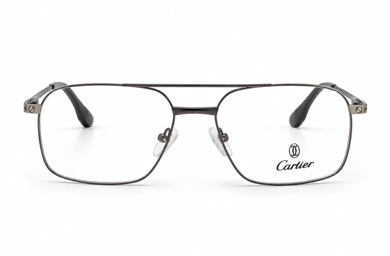 Cartier Premium Gunmetal Optical Frame