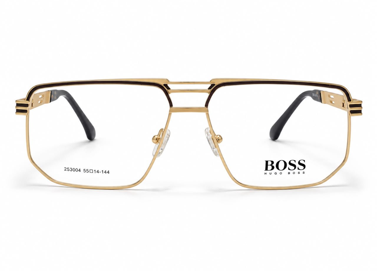 BOSS Gold Aviator Optical Frame