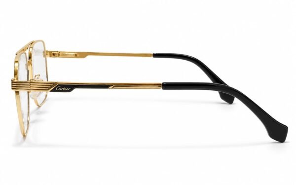 Cartier Premium Gold & Brown Metal Optical Frame - Image 3