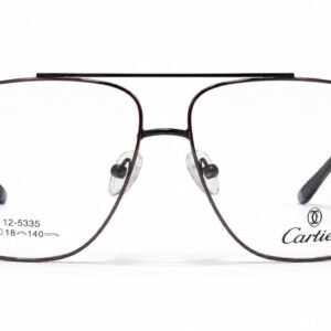 Cartier Premium Gunmetal Square Optical Frame