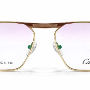 Cartier Premium Gold Geometric Optical Frame