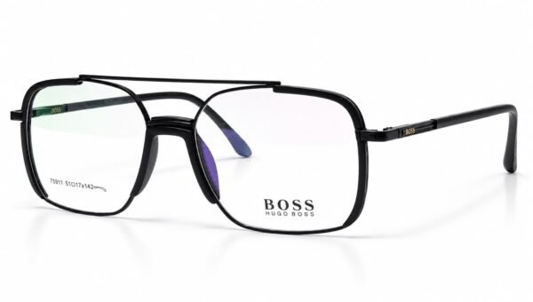 BOSS Premium Black Metal Optical Frame - Image 2