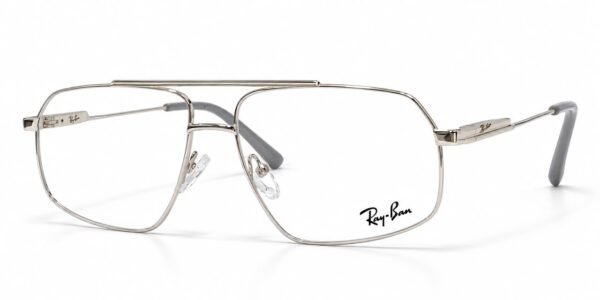 Ray-Ban Premium Silver Metal Optical Frame – Aviator Style - Image 2